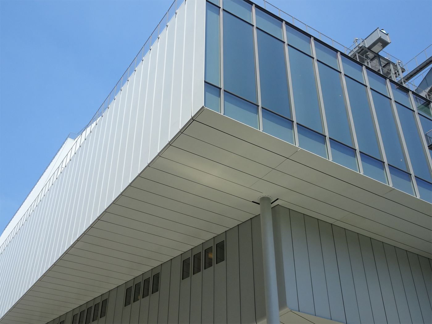 Upper stories, Renzo Piano's Whitney Museum, Manhattan.